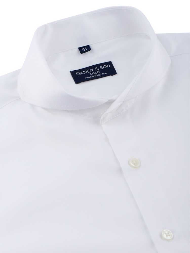 Extreme Cutaway White DANDY Weave SON Shirt Premium French - Cuff 